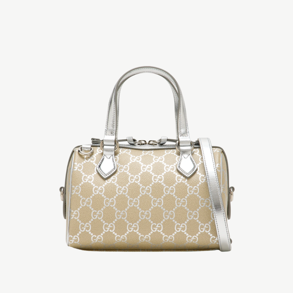 Gucci GG Emblem Small Boston Bag