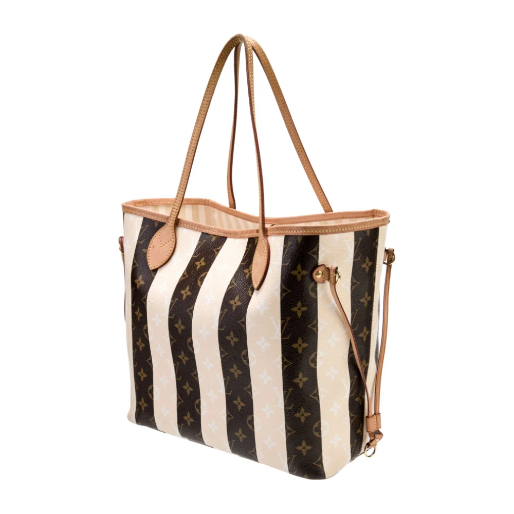 LV Monogram Rayures Neverfull MM