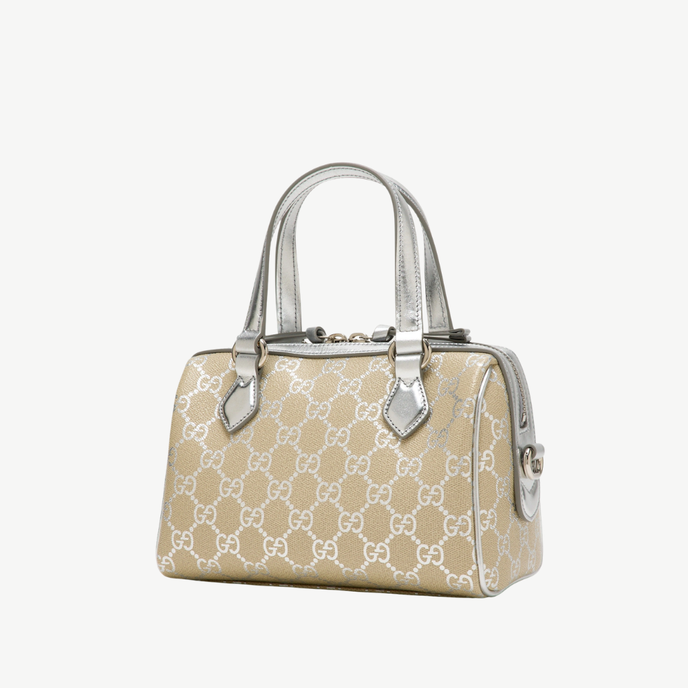 Gucci GG Emblem Small Boston Bag