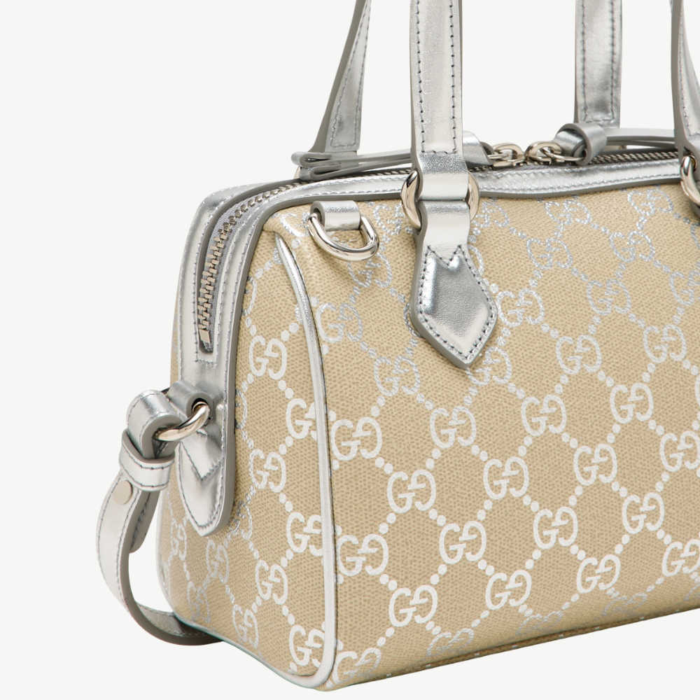 Gucci GG Emblem Small Boston Bag