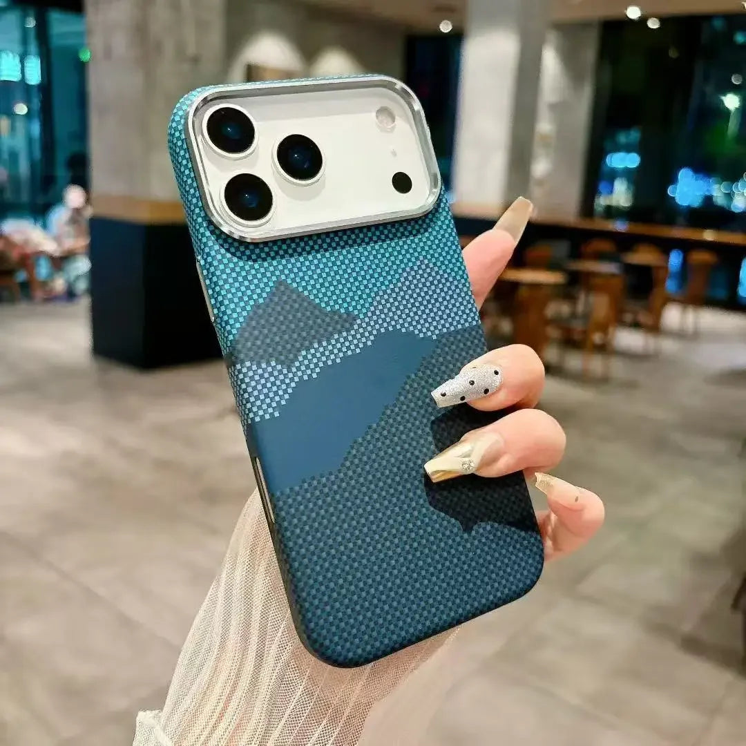 Luxury Carbon Fiber MagSafe iPhone Case