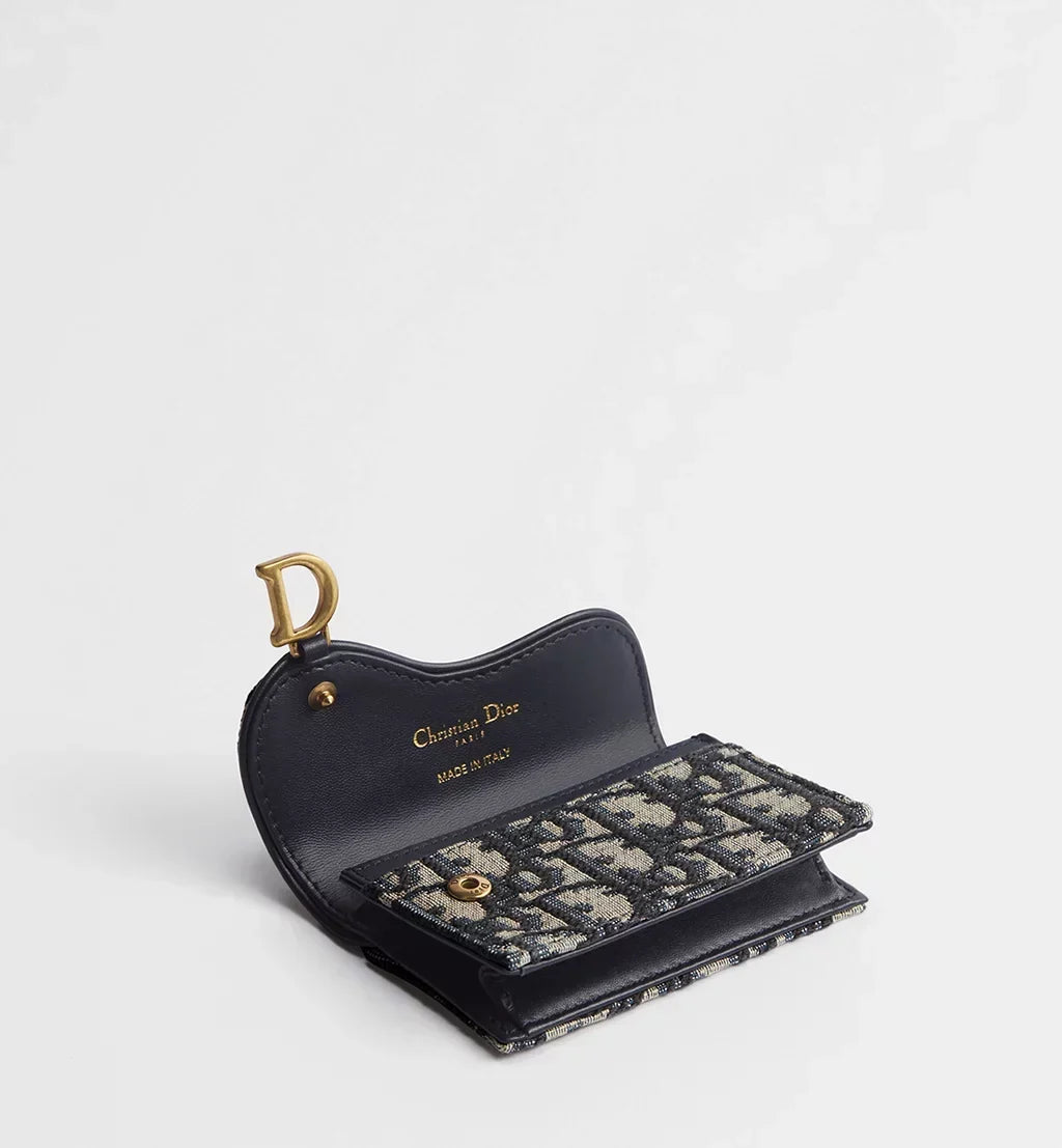 Dior Saddle Bloom Card Holder