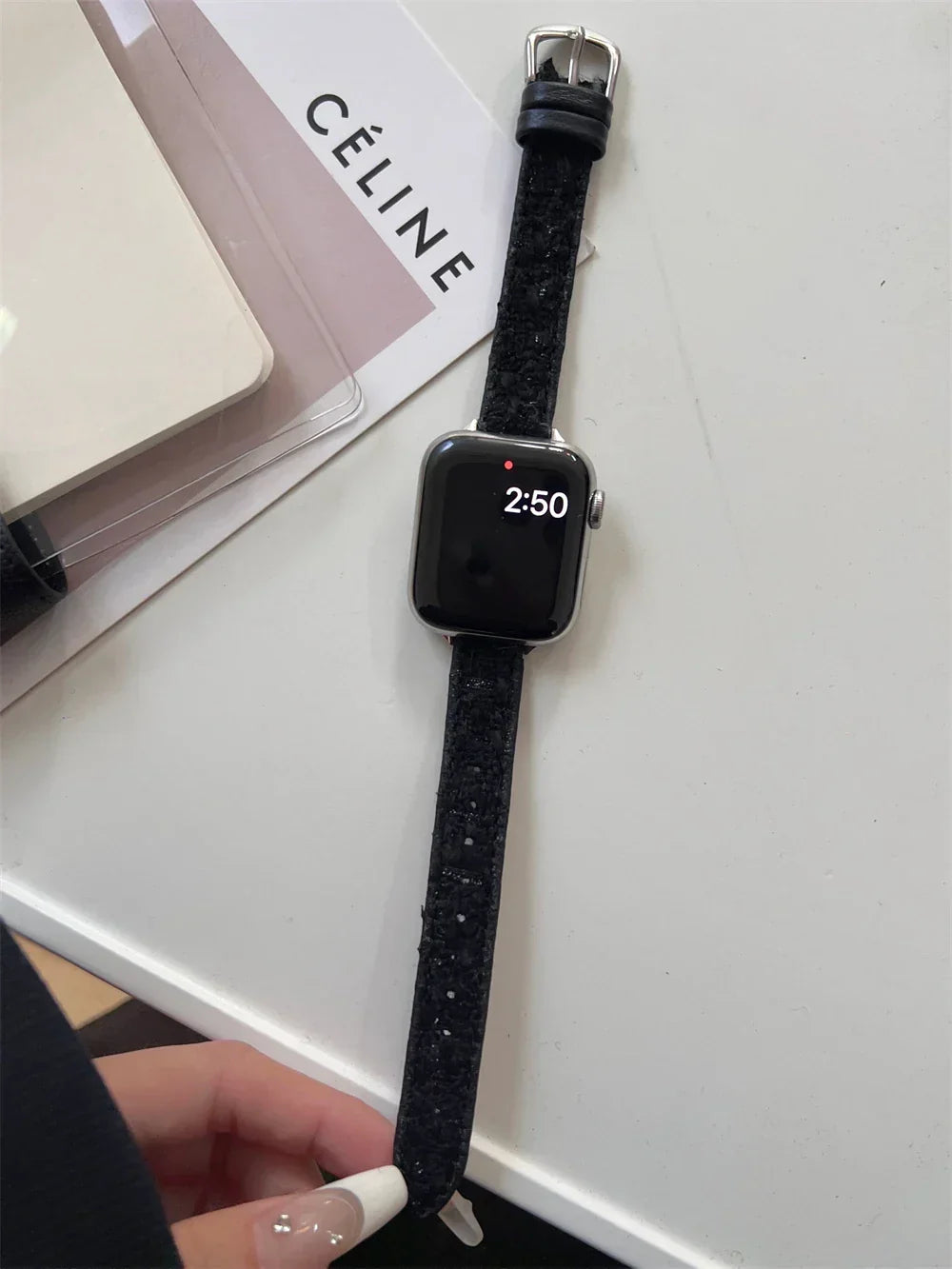 Slim Leather Strap For Apple Watch