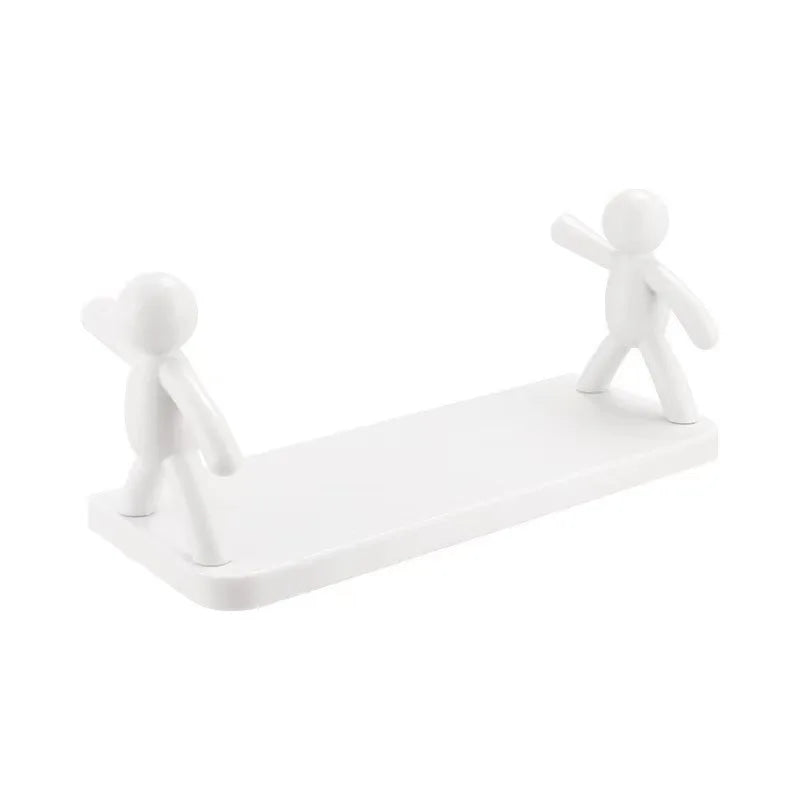 Floating Adhesive Bathroom Shelf