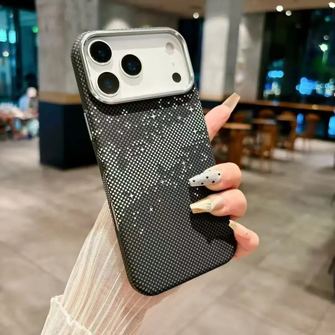 Luxury Carbon Fiber MagSafe iPhone Case