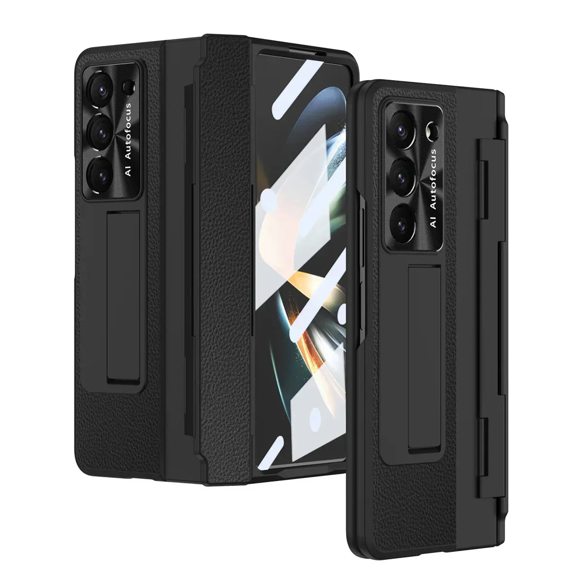 BEIPHONE™|Plating Leather Stand Case for Samsung Galaxy Z Fold 6