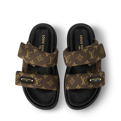 LV Pool Pillow Flat Comfort Mules