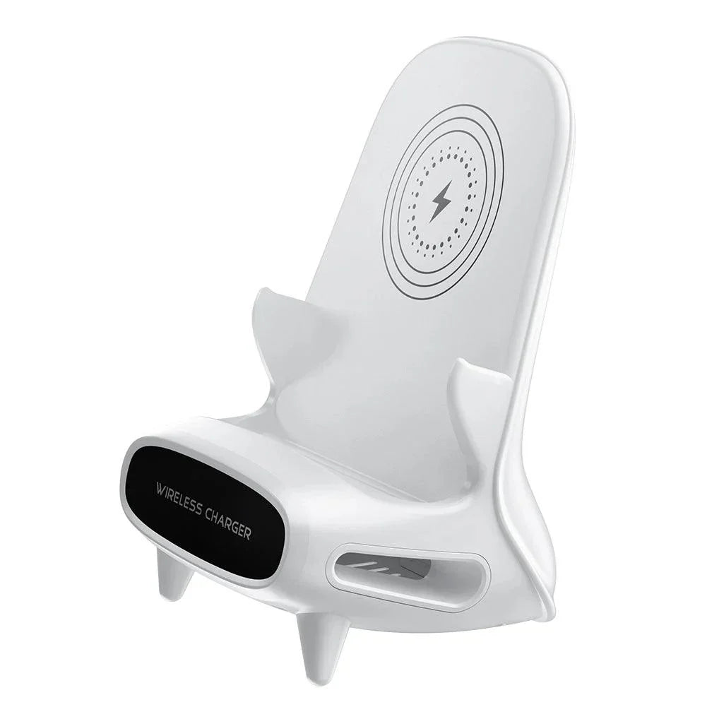 Magnetic Wireless Charger Stand Holder - 15W Desktop Dock Mount