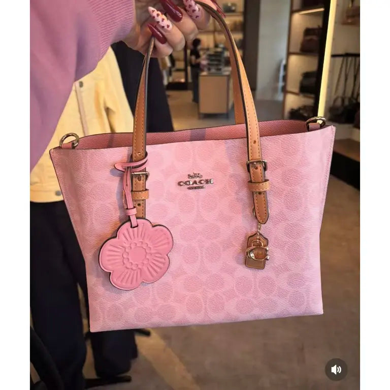 Coach Mollie Tote 25 in Powder Pink