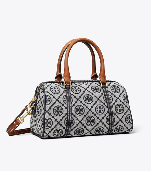 Tory Burch Monogram Petite Barrel Bag