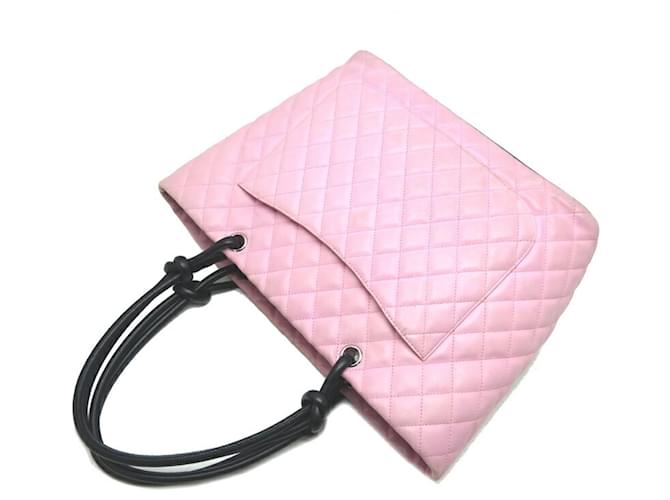 Chanel Cambon Pink Leather