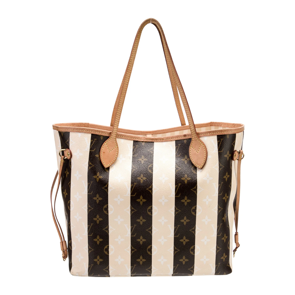 LV Monogram Rayures Neverfull MM