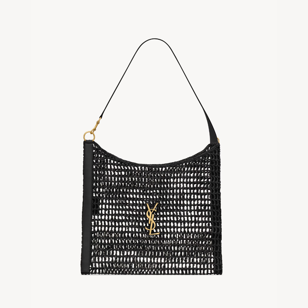 YSL Oxalis Raffia Bag