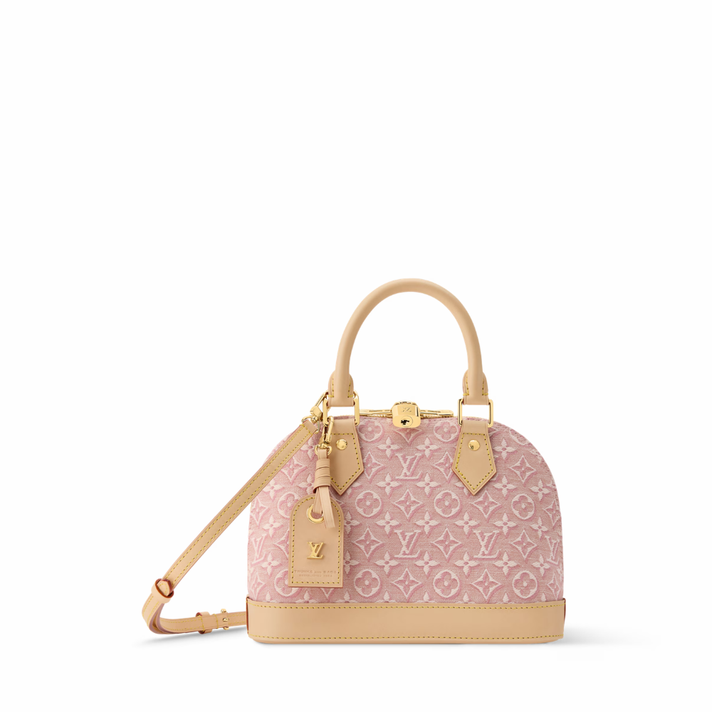LV Alma BB Rose Ruban Bag