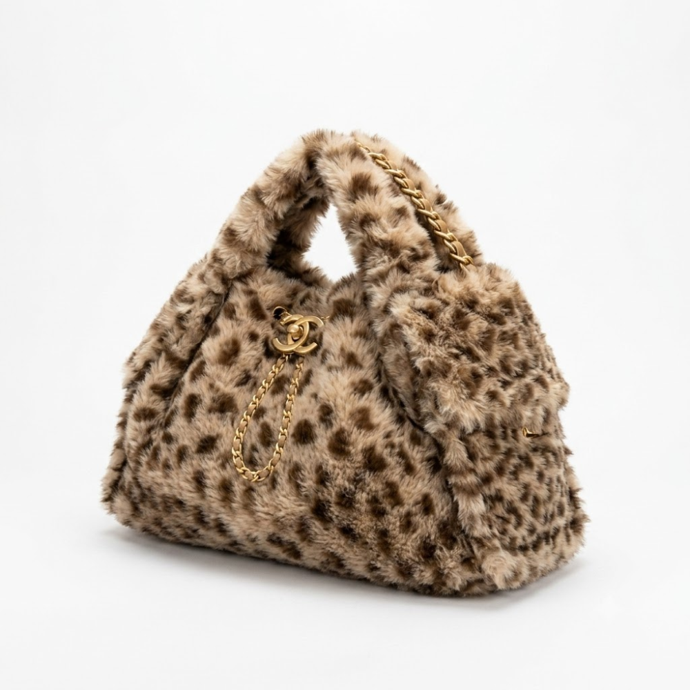 Chanel 25 Leopard Print Hobo Bag