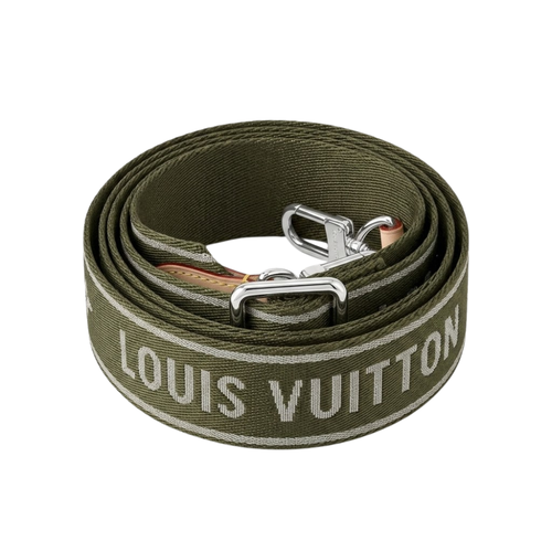 Bandouliere Shoulder Strap Green and White (Box Included)