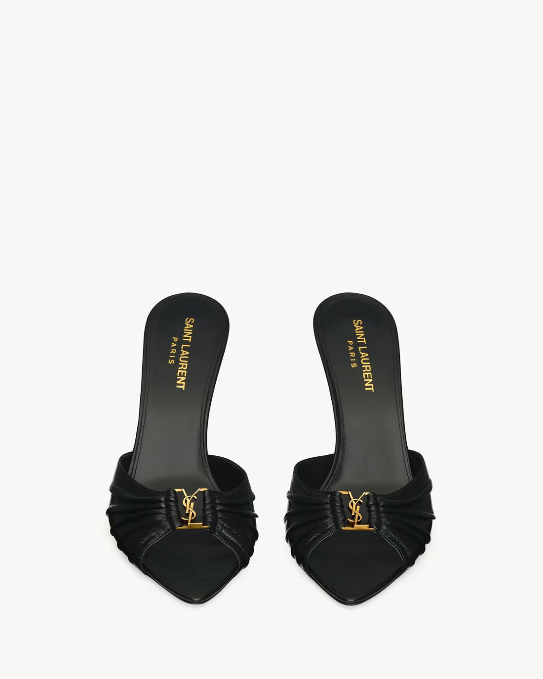 Saint Lauren BABYLONE mules in smooth leather