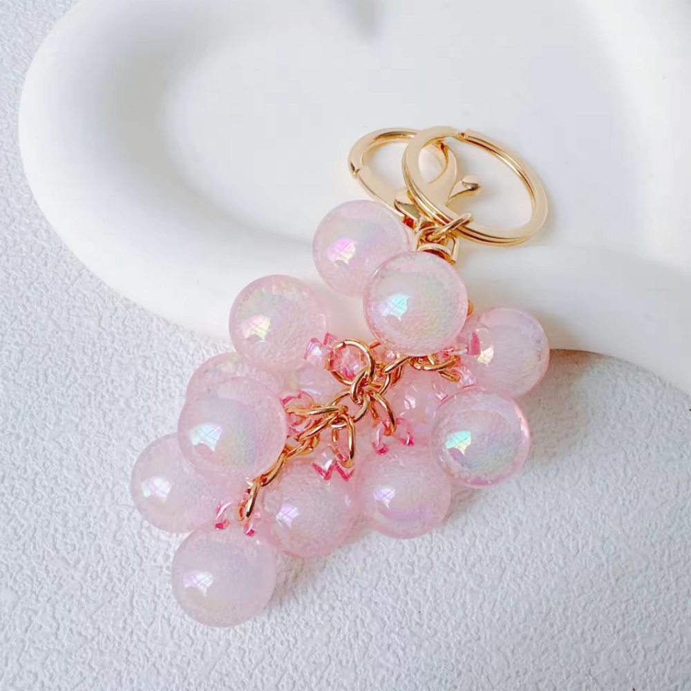 Bubble Jelly Grape Bag Charm (Gift Box Included)
