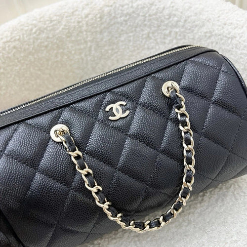 Chanel Black Crossbody Bowling Bag