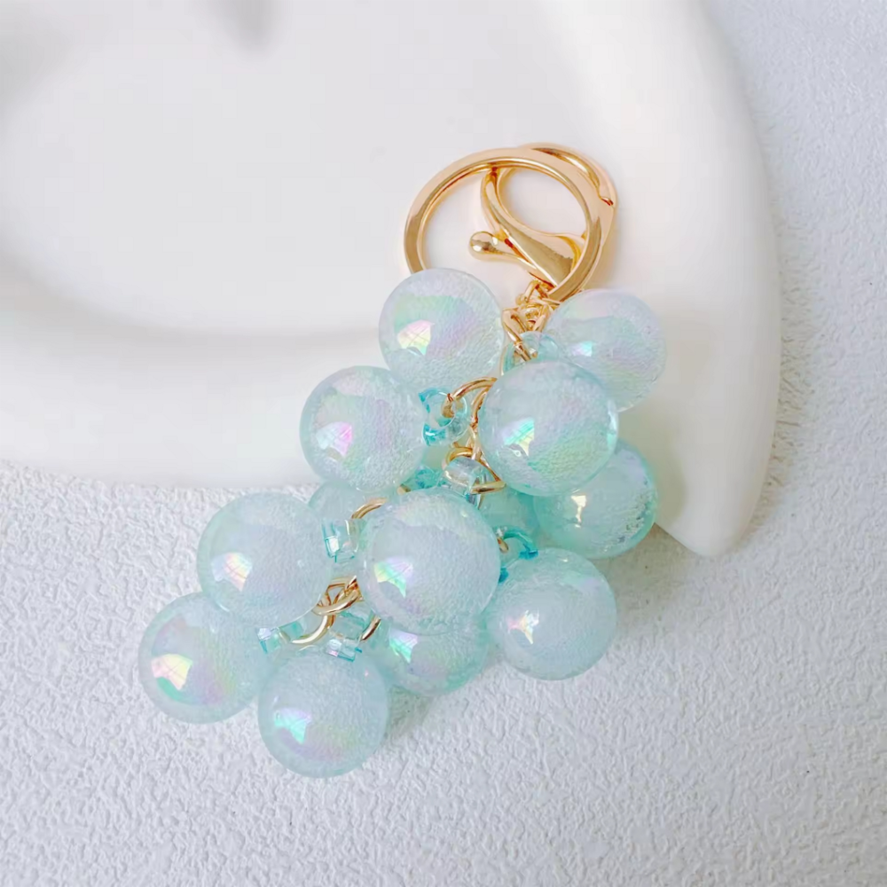 Bubble Jelly Grape Bag Charm (Gift Box Included)