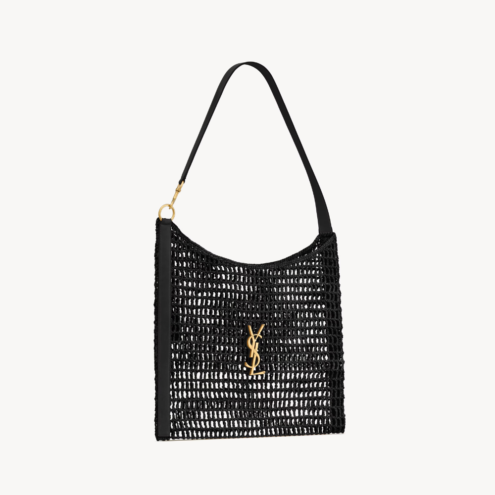YSL Oxalis Raffia Bag