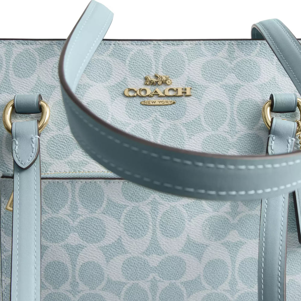 Coach Station Tote Bag In Signature Canvas