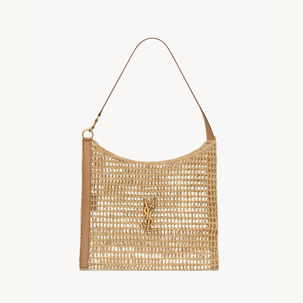 YSL Oxalis Raffia Bag