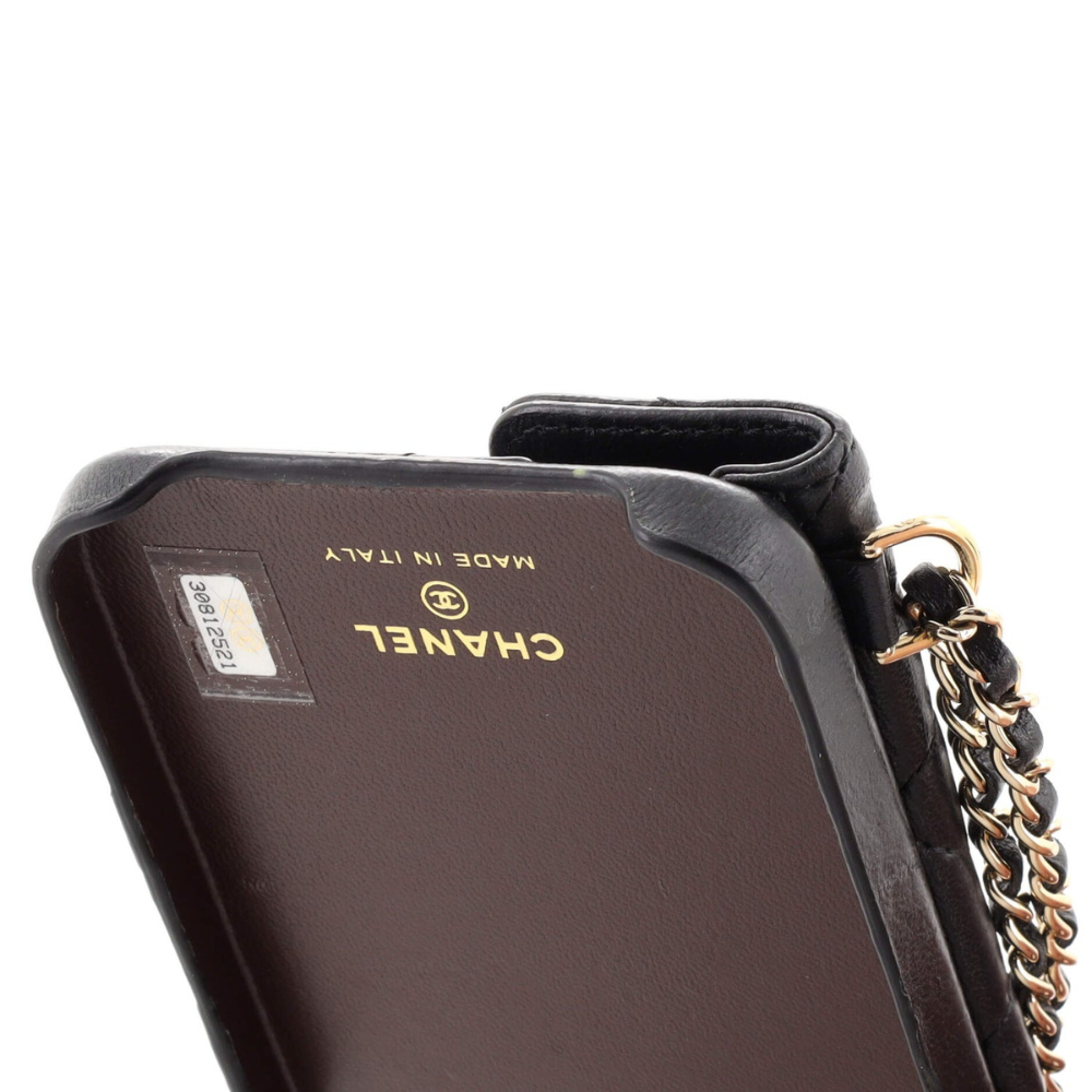 Chanel Classic Phone Case with Chain Quilted Lambskin