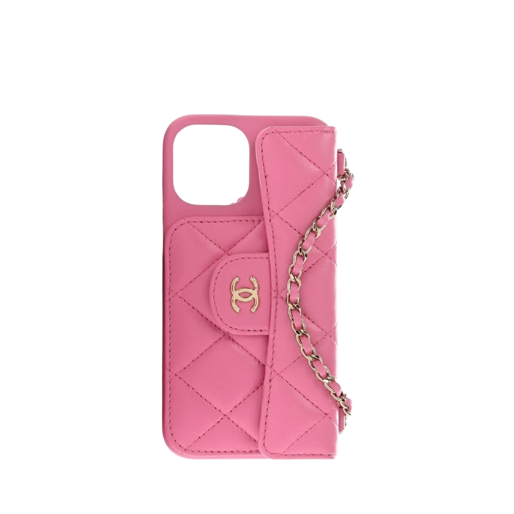 Chanel Classic Phone Case with Chain Quilted Lambskin