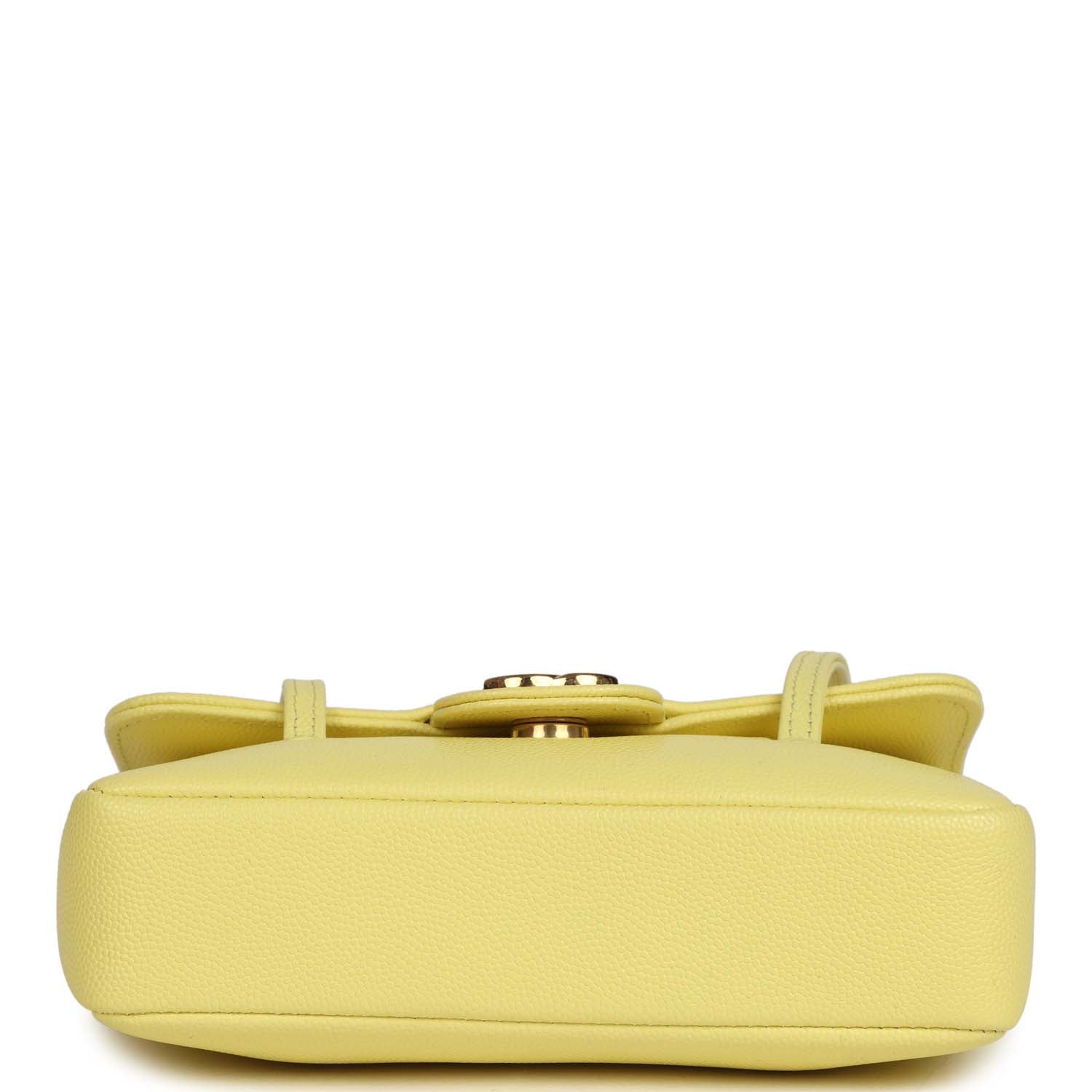 Chanel Preppy Coco Clutch - Light Yellow
