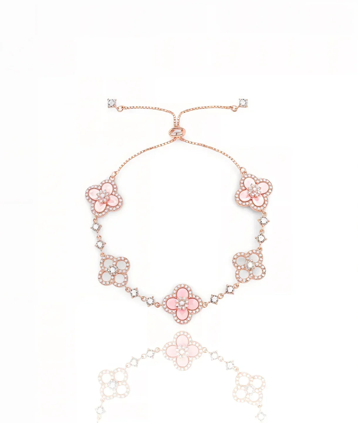 Sakura Diamond Bloom Bracelet.