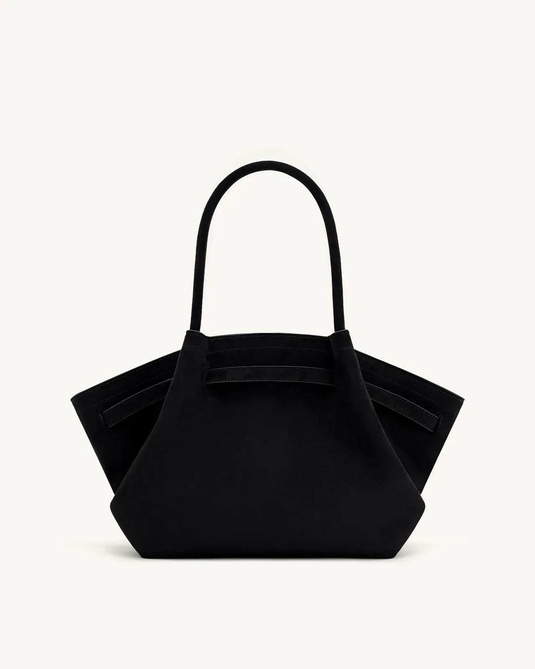 JW PEI - Hana Medium Faux Suede Tote Bag - Black