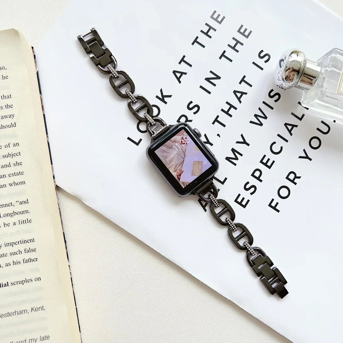Diamond Metal Strap for Apple Watch