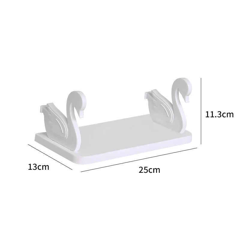 Floating Adhesive Bathroom Shelf