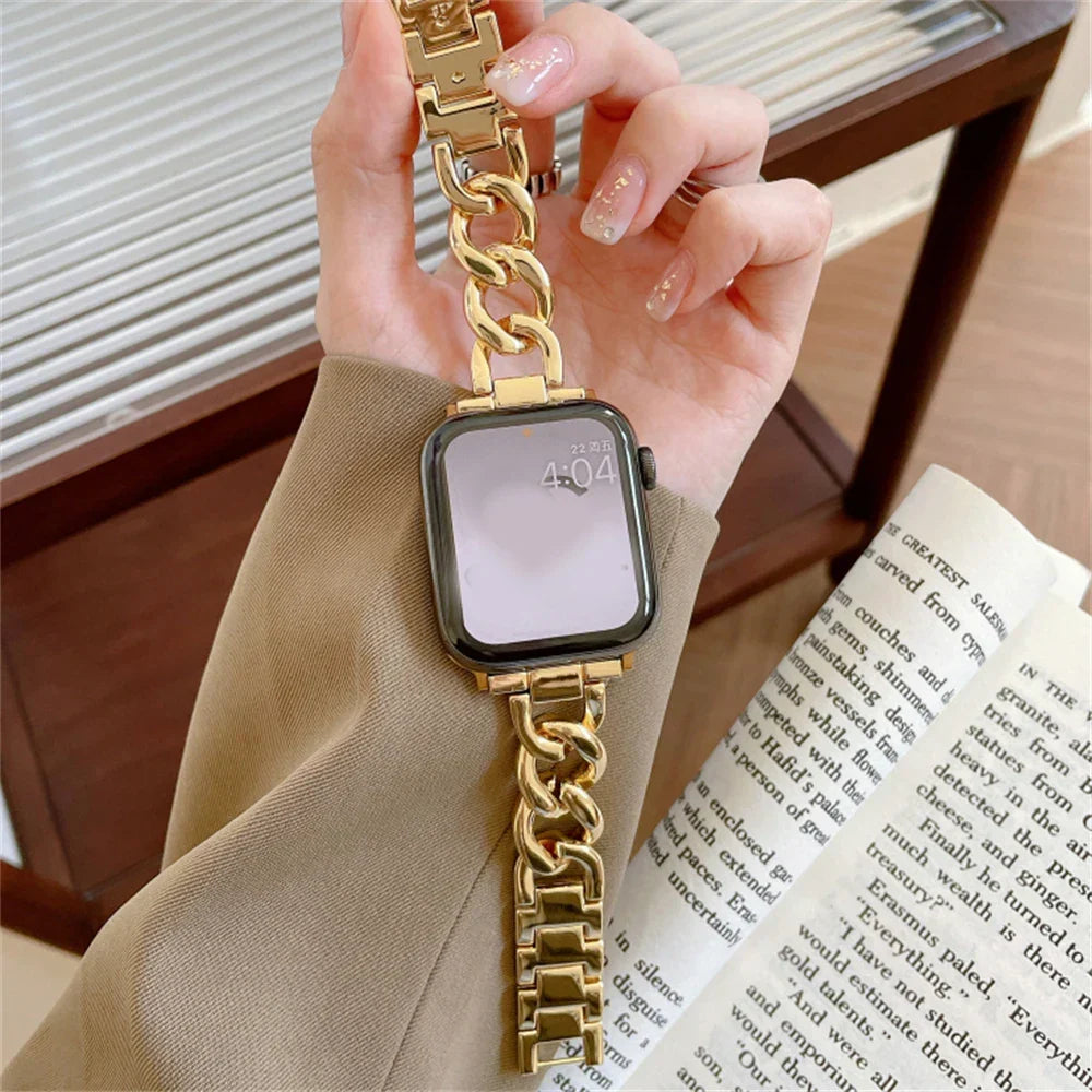 Luxury Gold Strap For Apple Watch