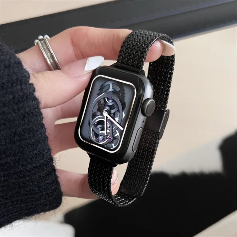 Metal Gold Strap For Apple Watch Series