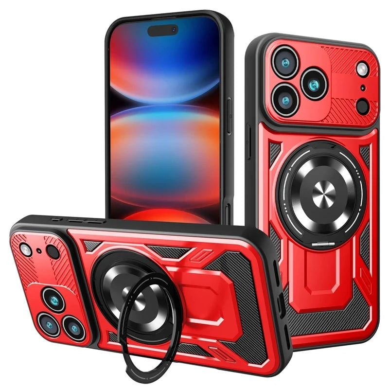 Premium MagSafe Armor Ring Stand iPhone Case