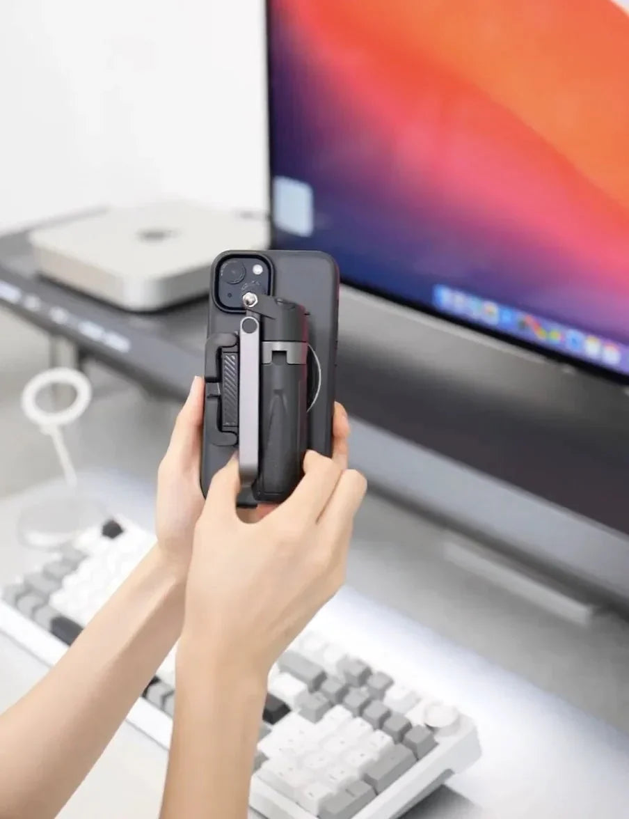 All-in-One Photovlog Mobile Camera for iPhone with Bluetooth Remote