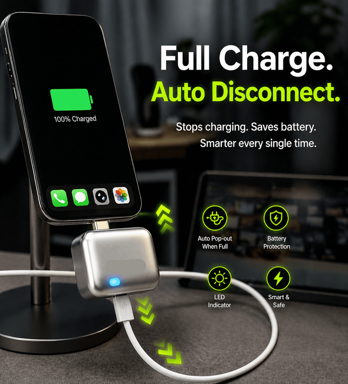 Smart AI Charging Protector | Auto-Disconnect