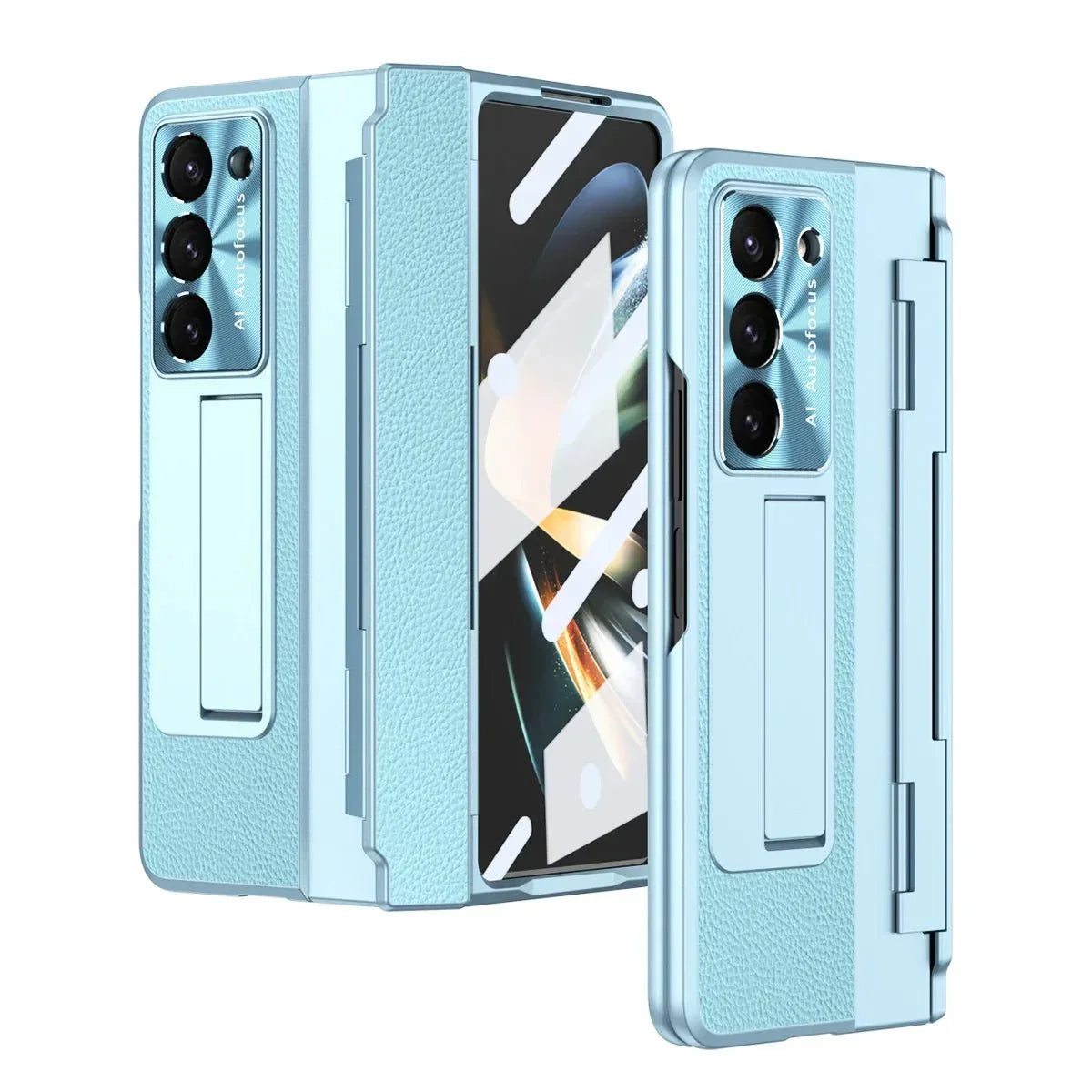 BEIPHONE™｜Plating Leather Stand Case for Samsung Galaxy Z Fold 6