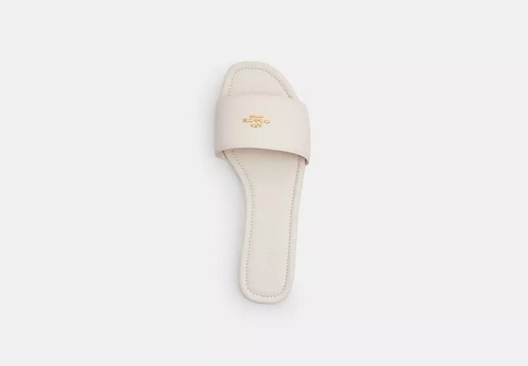 Coach Slide Sandal - Chalk