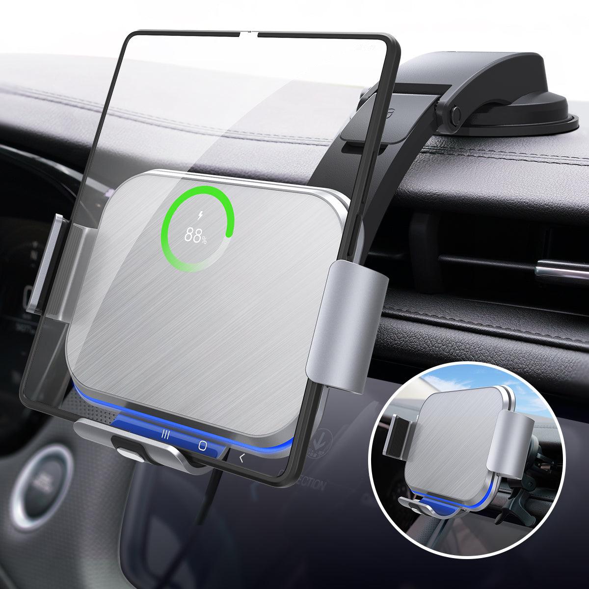 Dual-Coil Wireless Car fast Charger for Galaxy Z Fold 5