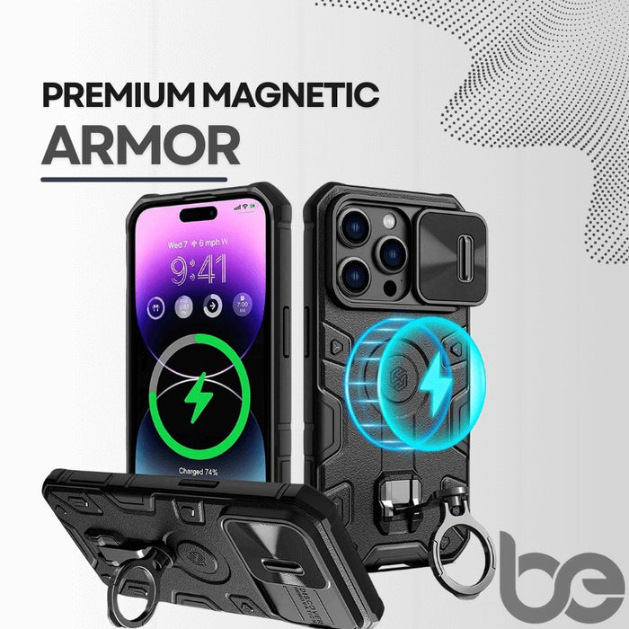 Premium Magnetic Armor pro case for iPhone