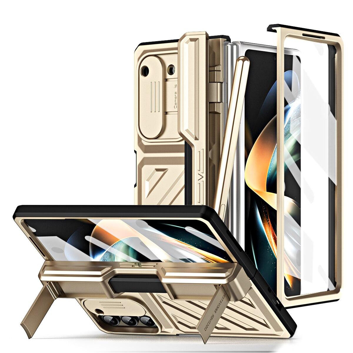 Ultimate Shockproof Case with S Pen Holder for Samsung Galaxy Z Fold 5 – Premium Protection and Functionality