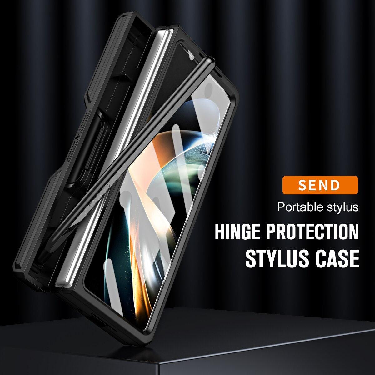 Ultimate Shockproof Case with S Pen Holder for Samsung Galaxy Z Fold 5 – Premium Protection and Functionality