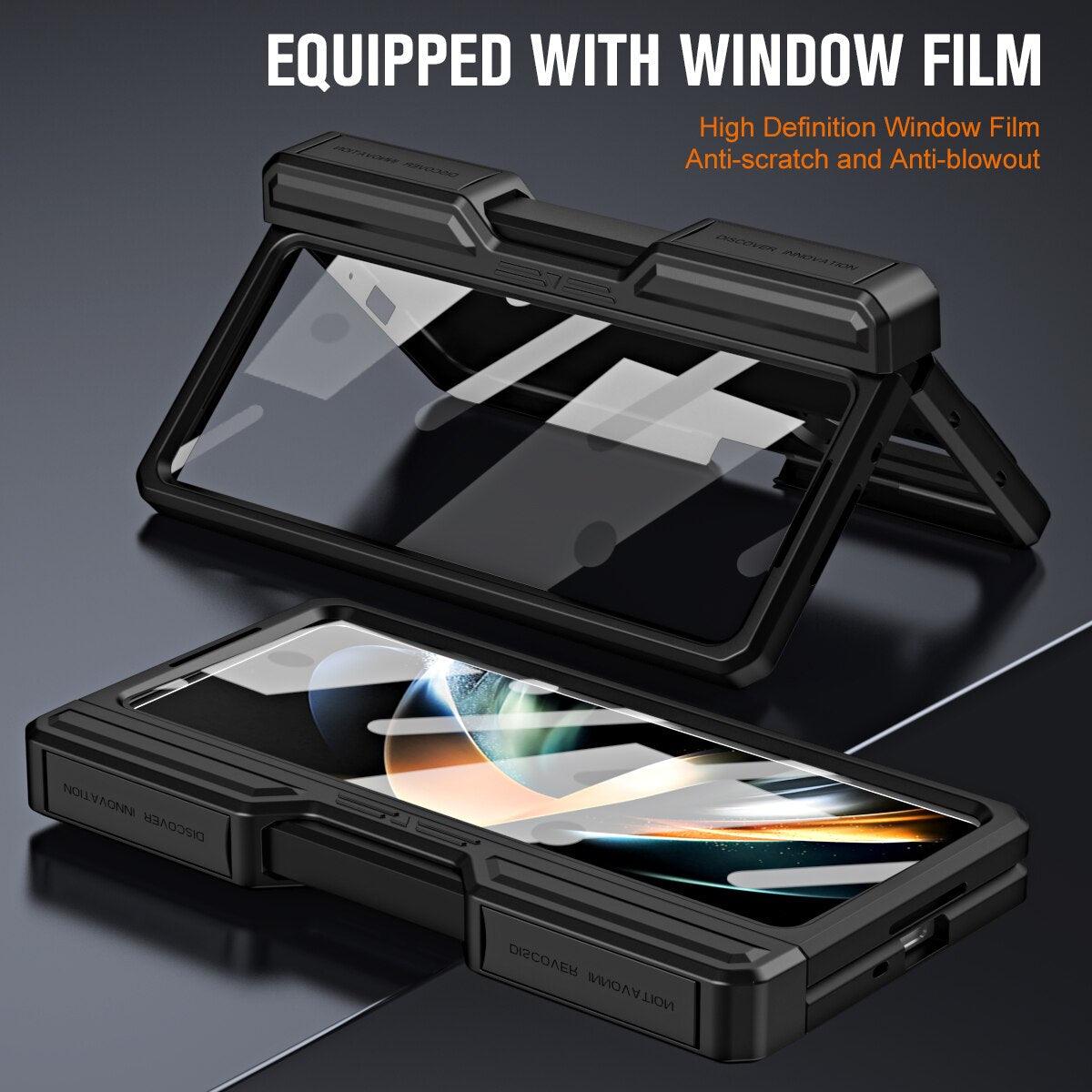 Ultimate Shockproof Case with S Pen Holder for Samsung Galaxy Z Fold 5 – Premium Protection and Functionality