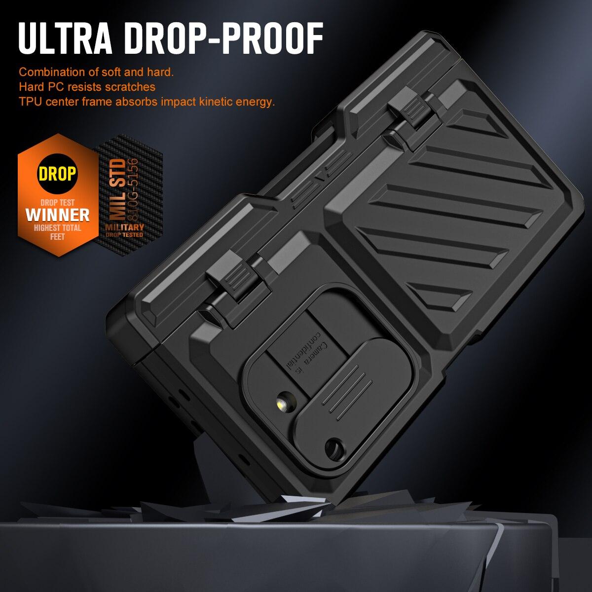 Ultimate Shockproof Case with S Pen Holder for Samsung Galaxy Z Fold 5 – Premium Protection and Functionality